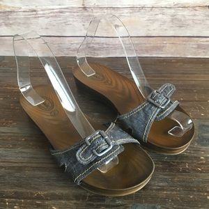 Dr. Scholl’s Denim Blue Sandals